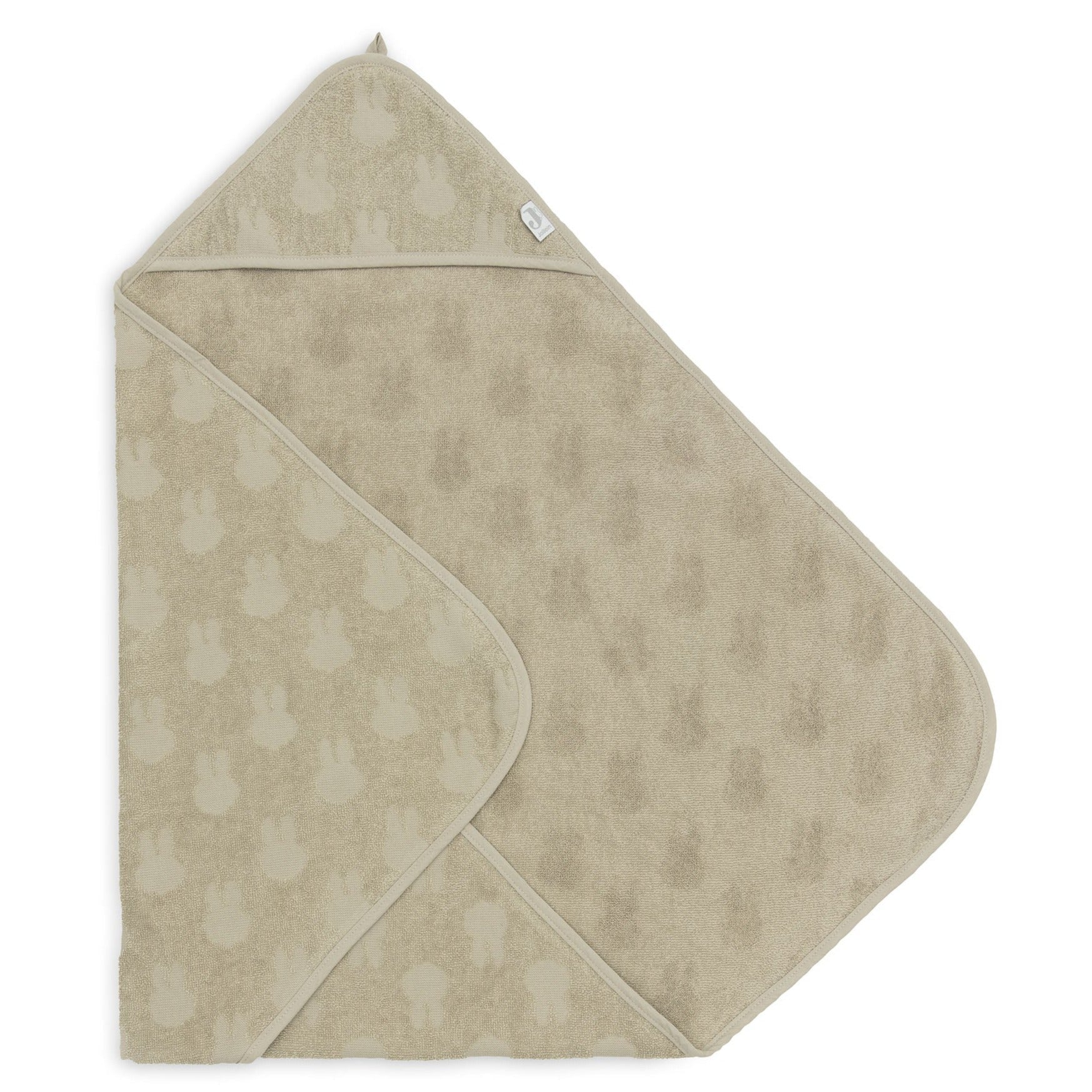 Jollein Badcape Badstof 75x75cm Miffy Jacquard | Olive Green