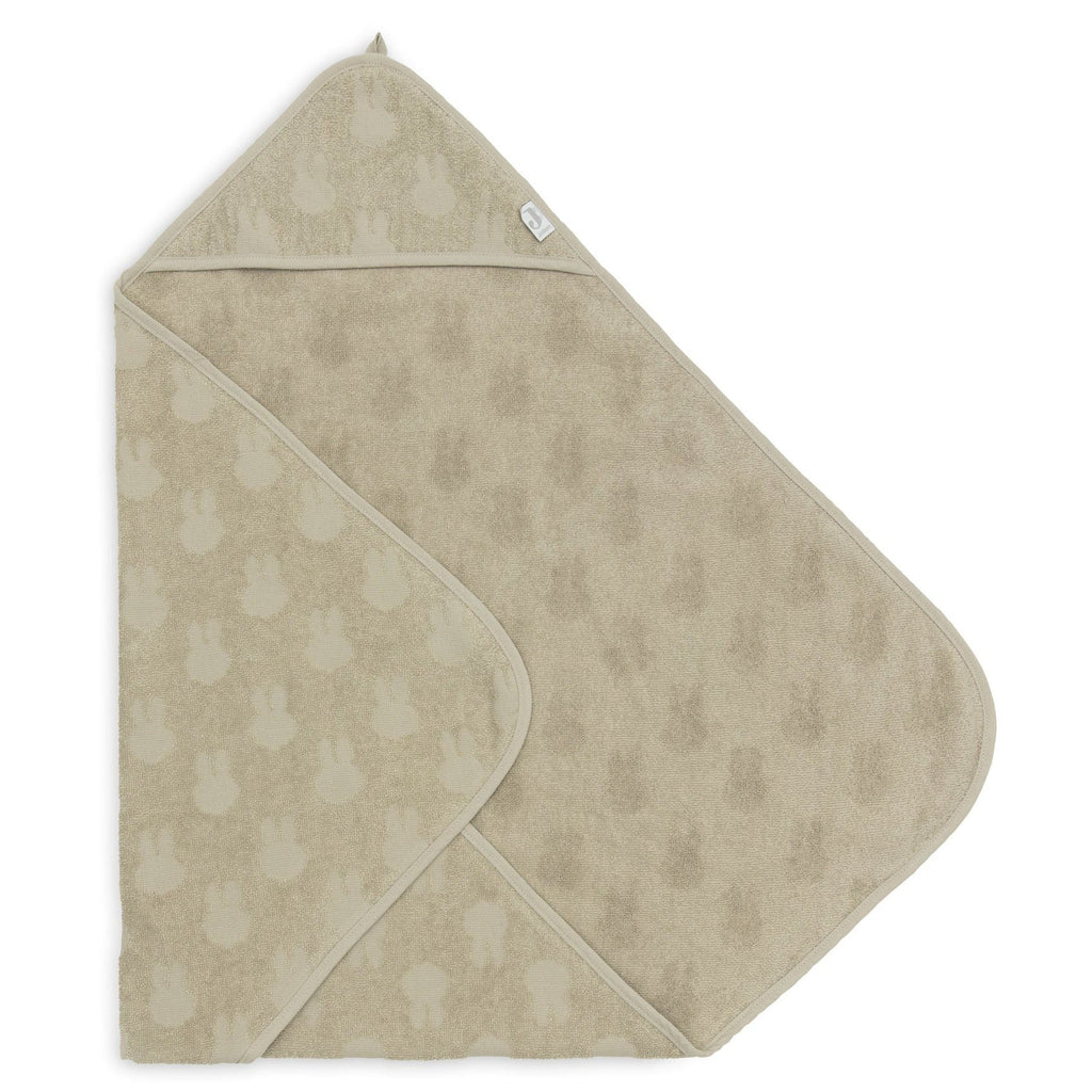 Jollein Badcape Badstof 75x75cm Miffy Jacquard | Olive Green