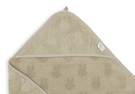Jollein Badcape Badstof 75x75cm Miffy Jacquard | Olive Green