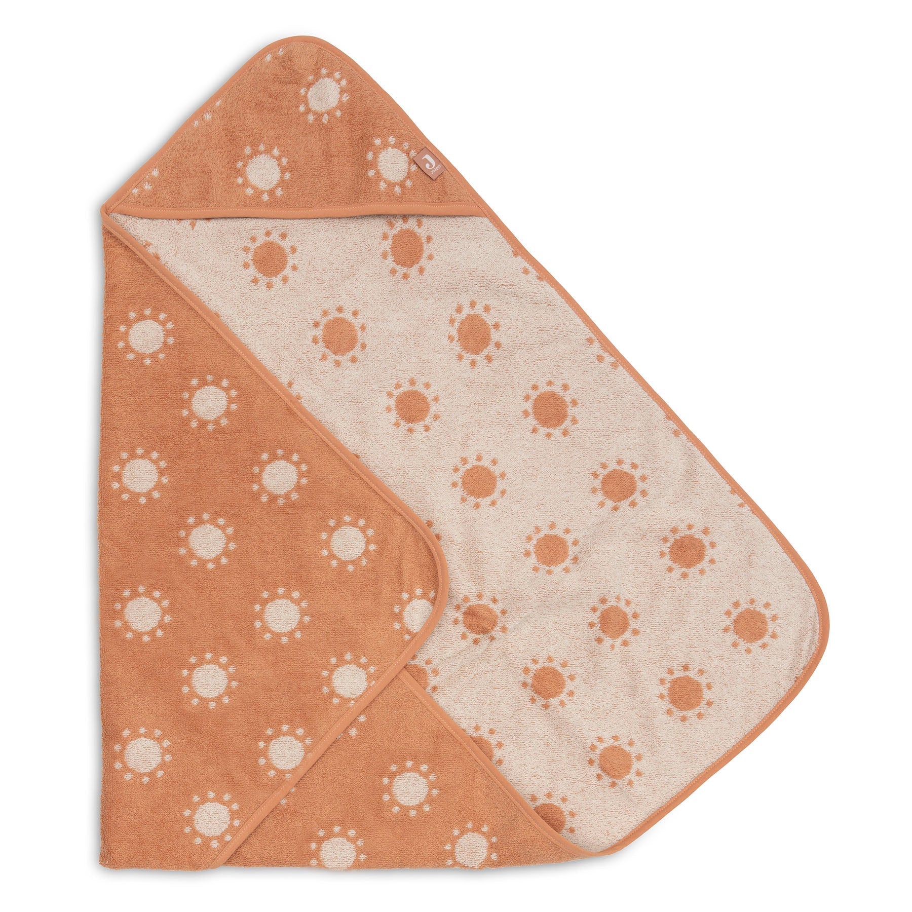 Jollein Badcape Badstof 75x75cm Jacquard Sun