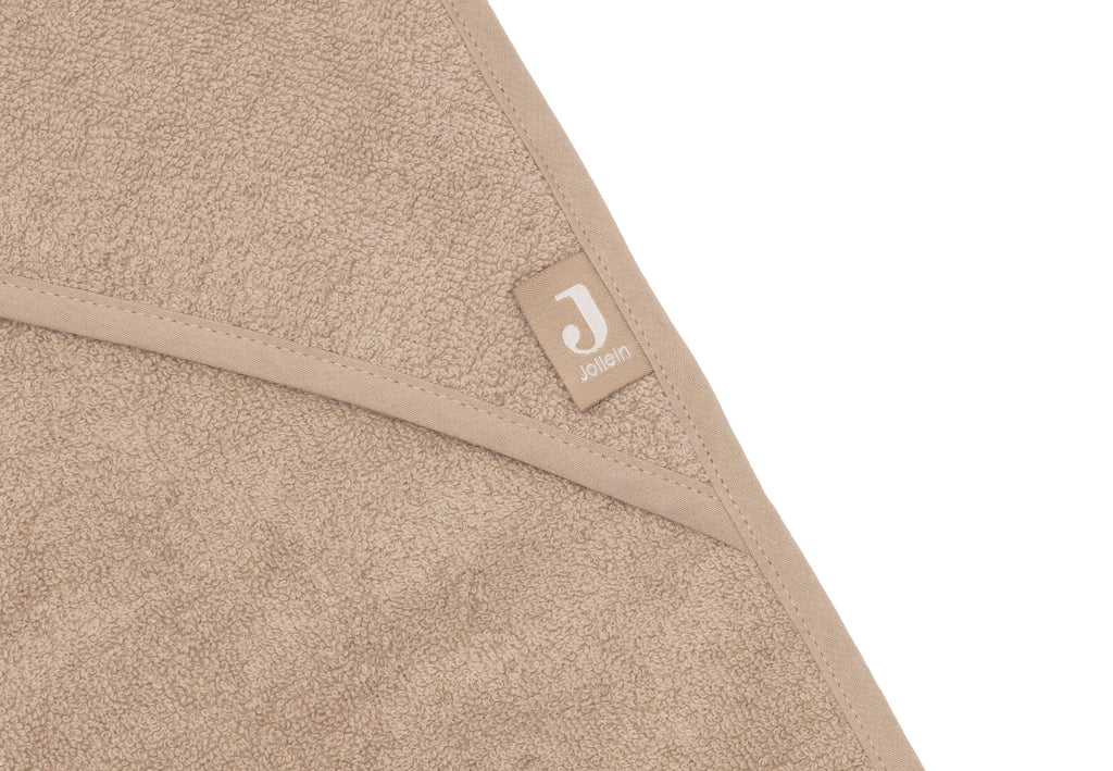 Jollein Badcape Badstof 100x100cm | Milky Coffee