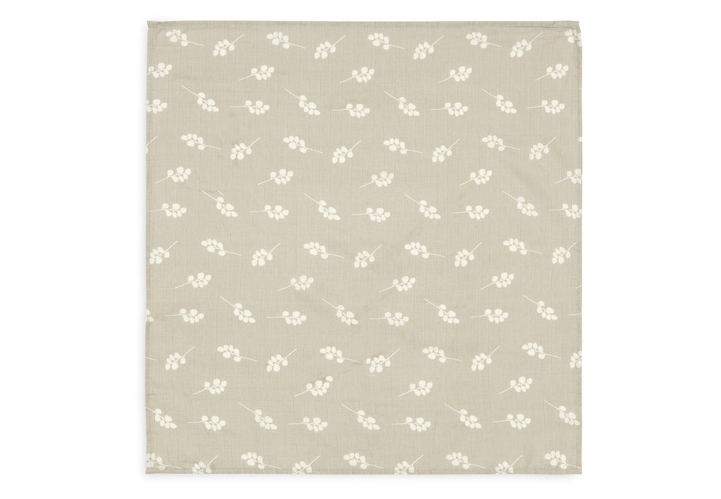 Jollein Hydrofiele Doek Small 70x70cm 3-Pack | Twig Olive Green