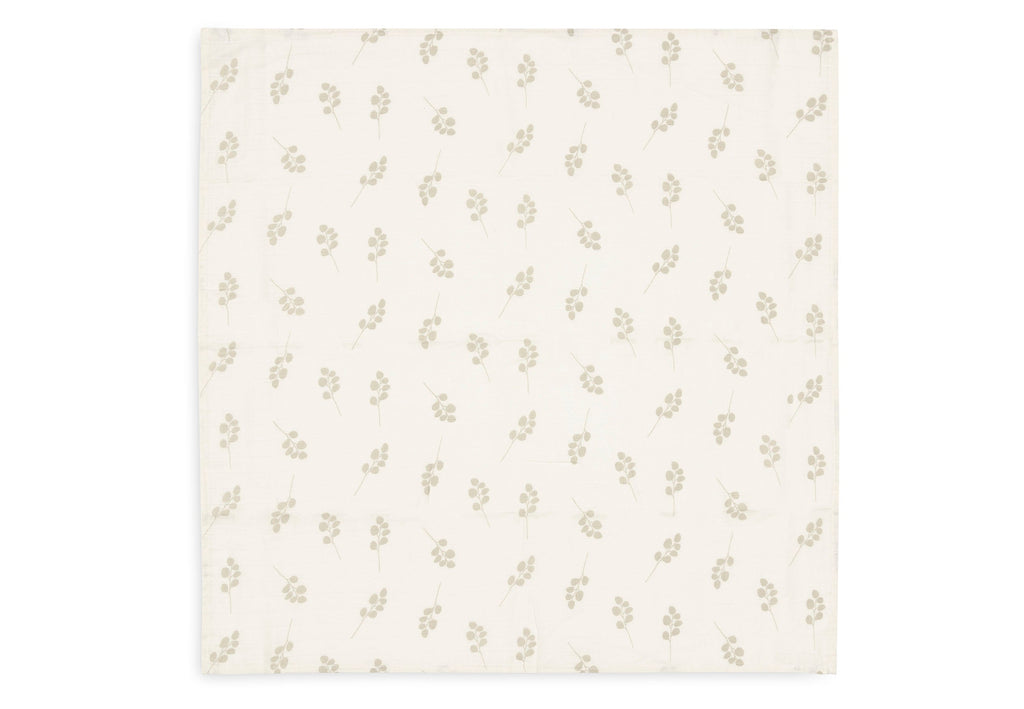 Jollein Hydrofiele Doek Small 70x70cm 3-Pack | Twig Olive Green