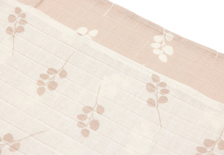 Jollein Hydrofiele Doek Small 70x70cm 3-Pack | Twig Wild Rose