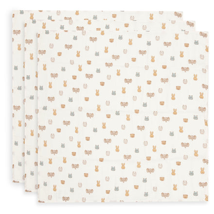 Jollein Hydrofiele Doek Small 70x70cm | Jollies (3pack)