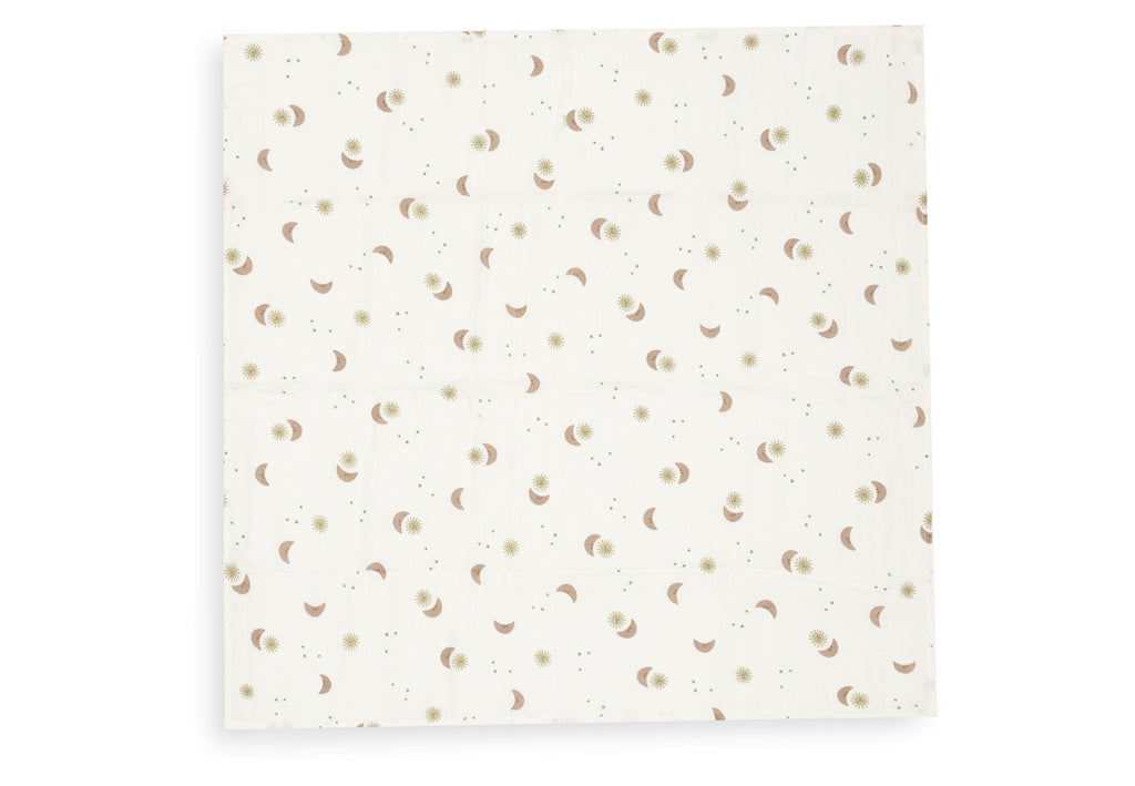 Jollein Hydrofiele Doek Small 70x70cm | Over The Moon (3pack)