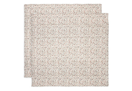 Jollein Set 2 Hydrofiele Doeken Large 115x115cm | Retro Flowers