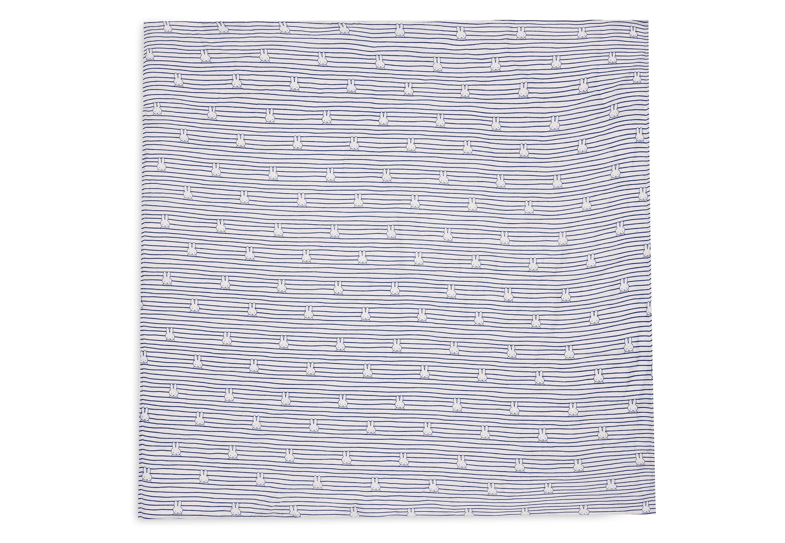 zzz Jollein Hydrofiele Doek Large 115x115cm | Miffy Stripe Navy (2Pack)