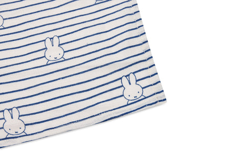 * Jollein Hydrofiele Doek Large 115x115cm | Miffy Stripe Navy (2Pack)