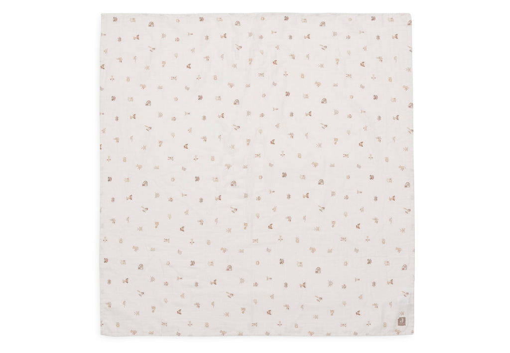 Jollein Hydrofiele Doek Large 115x115cm | Animal Friends | 2st