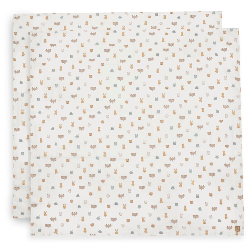 Jollein Hydrofiele Doek Large 115x115cm | Jollies (2pack)