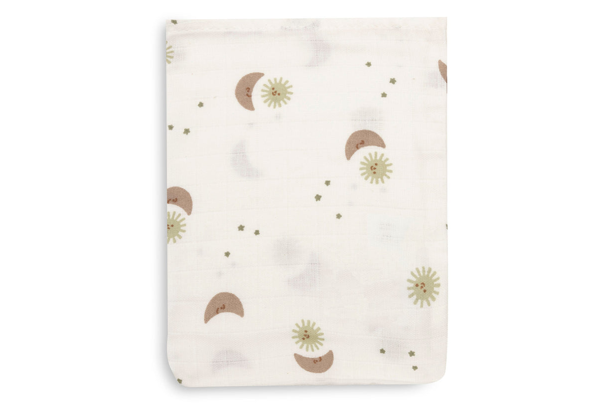 Jollein Hydrofiel Washandje 15x20cm | Over The Moon (3pack)