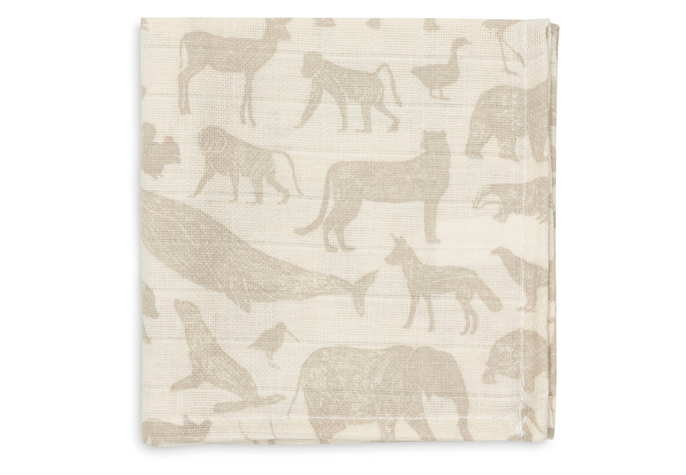 Jollein Set 3 Hydrofiele Monddoekjes | Animals Nougat