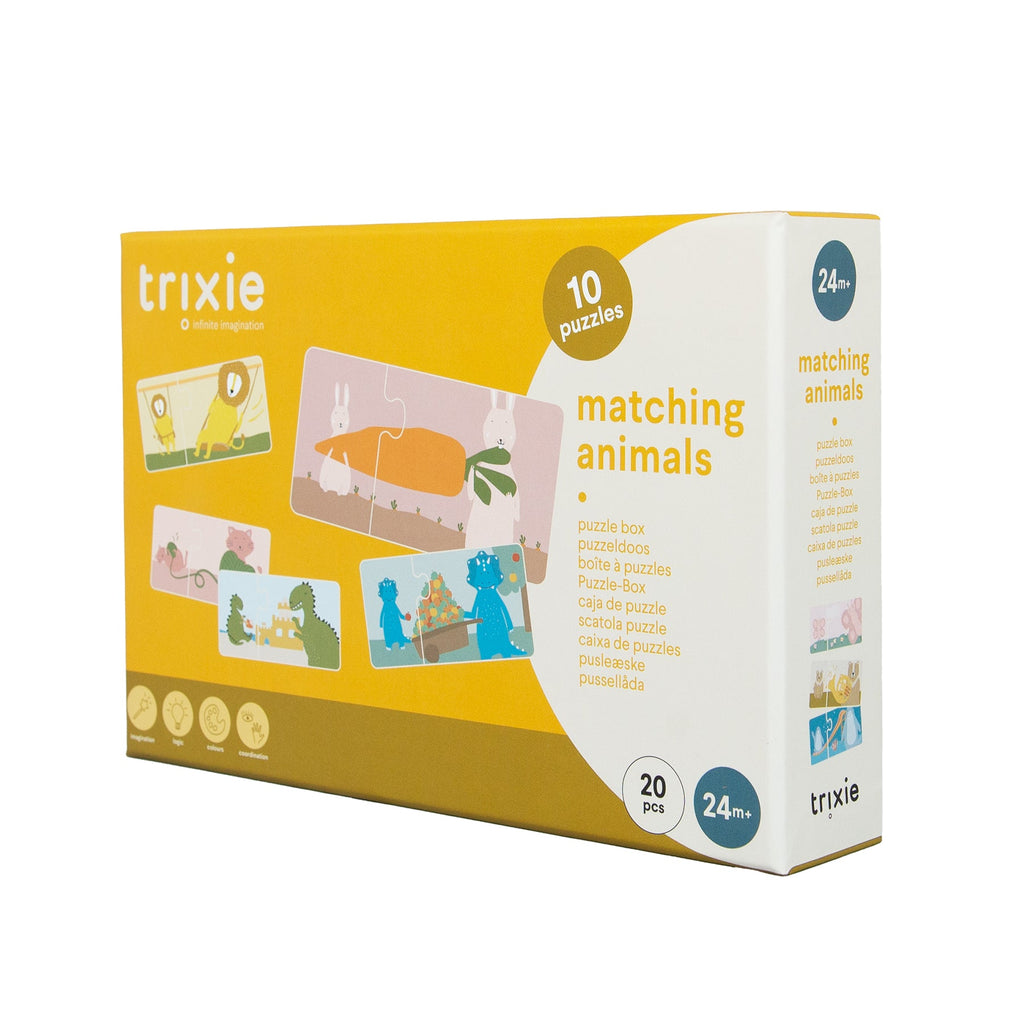 * Trixie Puzzeldoos Bijpassende Dieren  | 10 Duo Puzzels