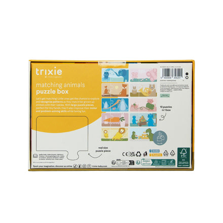 * Trixie Puzzeldoos Bijpassende Dieren  | 10 Duo Puzzels