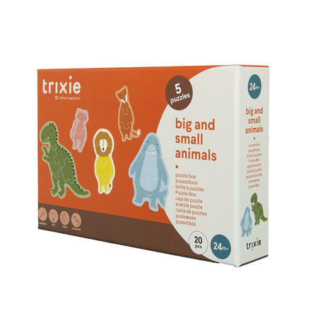 Trixie Puzzeldoos Grote En Kleine Dieren | 5 Puzzels