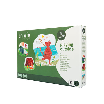 Trixie Puzzeldoos Buiten Spelen  | 3 Puzzels