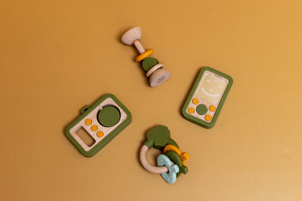 Trixie Houten Siliconen Activiteitenring  | Mr. Dino