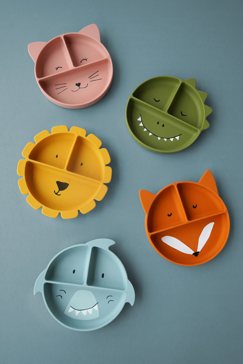 Trixie Silicone Bord Met Zuignap En Verdeelvakjes | Mr. Shark