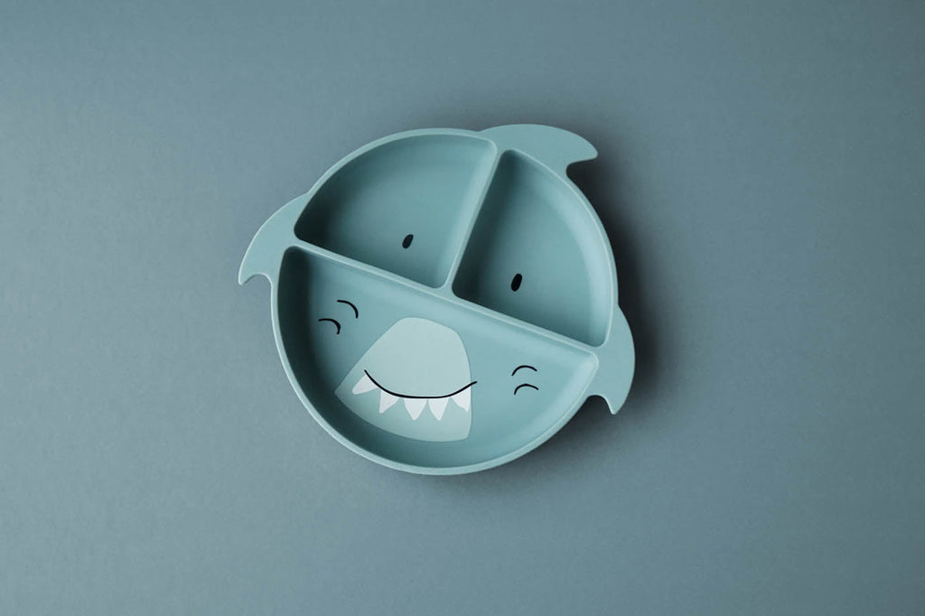 Trixie Silicone Bord Met Zuignap En Verdeelvakjes | Mr. Shark