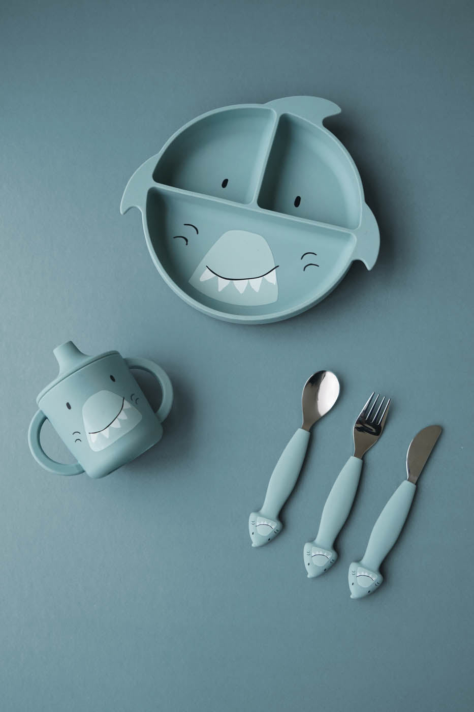 Trixie Silicone Bord Met Zuignap En Verdeelvakjes | Mr. Shark