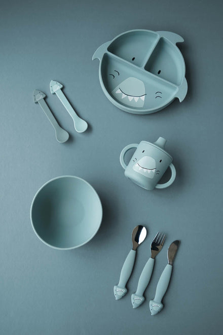 Trixie Silicone Bord Met Zuignap En Verdeelvakjes | Mr. Shark