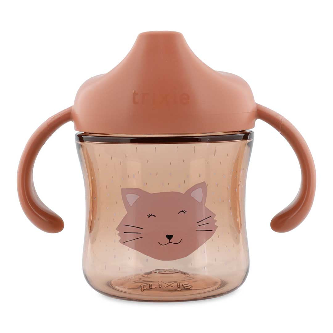Trixie Tritan Tuitbeker met handvaten 200ml Mrs. Cat, drinkbeker van De Gele Flamingo