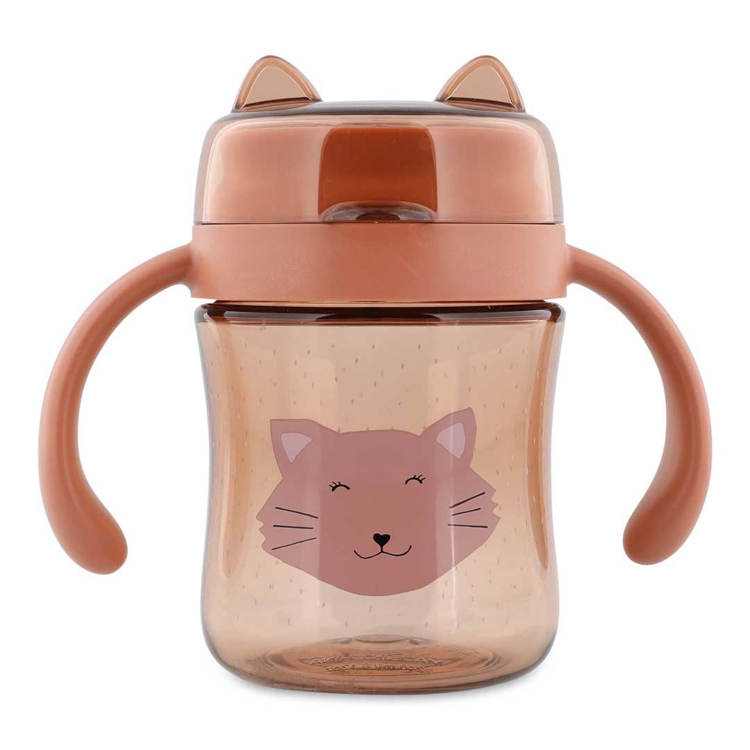 Trixie Tritan Drinkbeker Met Handvaten 240ml  +6m | Mrs. Cat