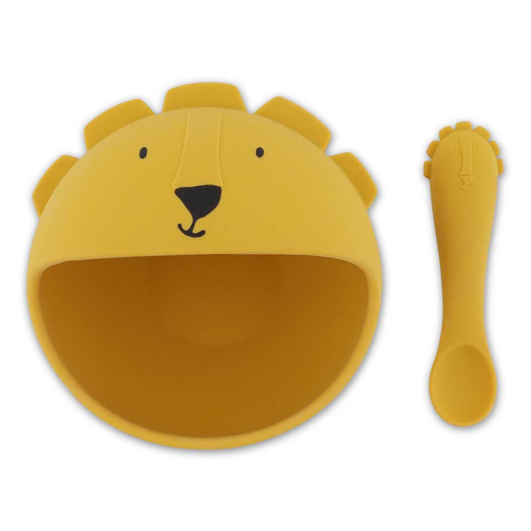 Trixie Silicone Bowl Met Zuignap + Lepel | Mr Lion