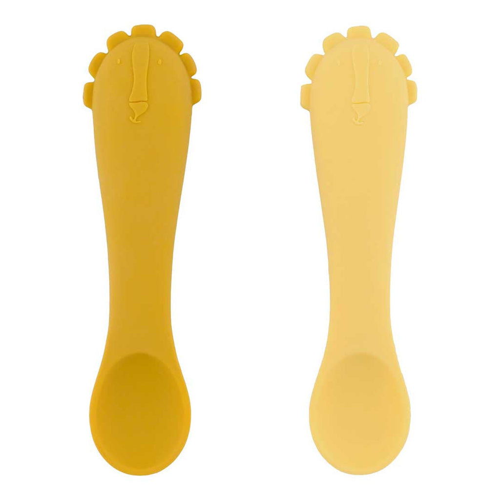 Trixie Silicone Baby Eerste Lepel +4m - 2st | Mr. Lion