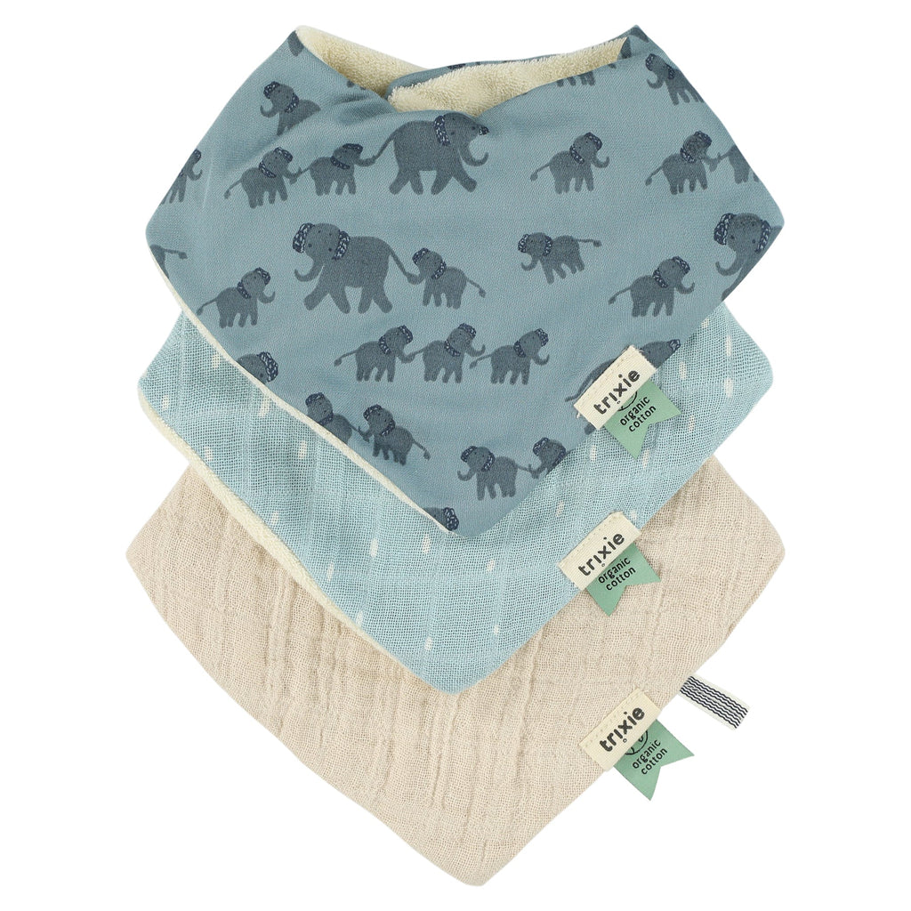 * Trixie Bandana Slab 3-Pack Mix - Enchanting Elephant