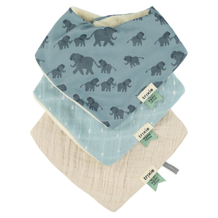 * Trixie Bandana Slab 3-Pack Mix - Enchanting Elephant