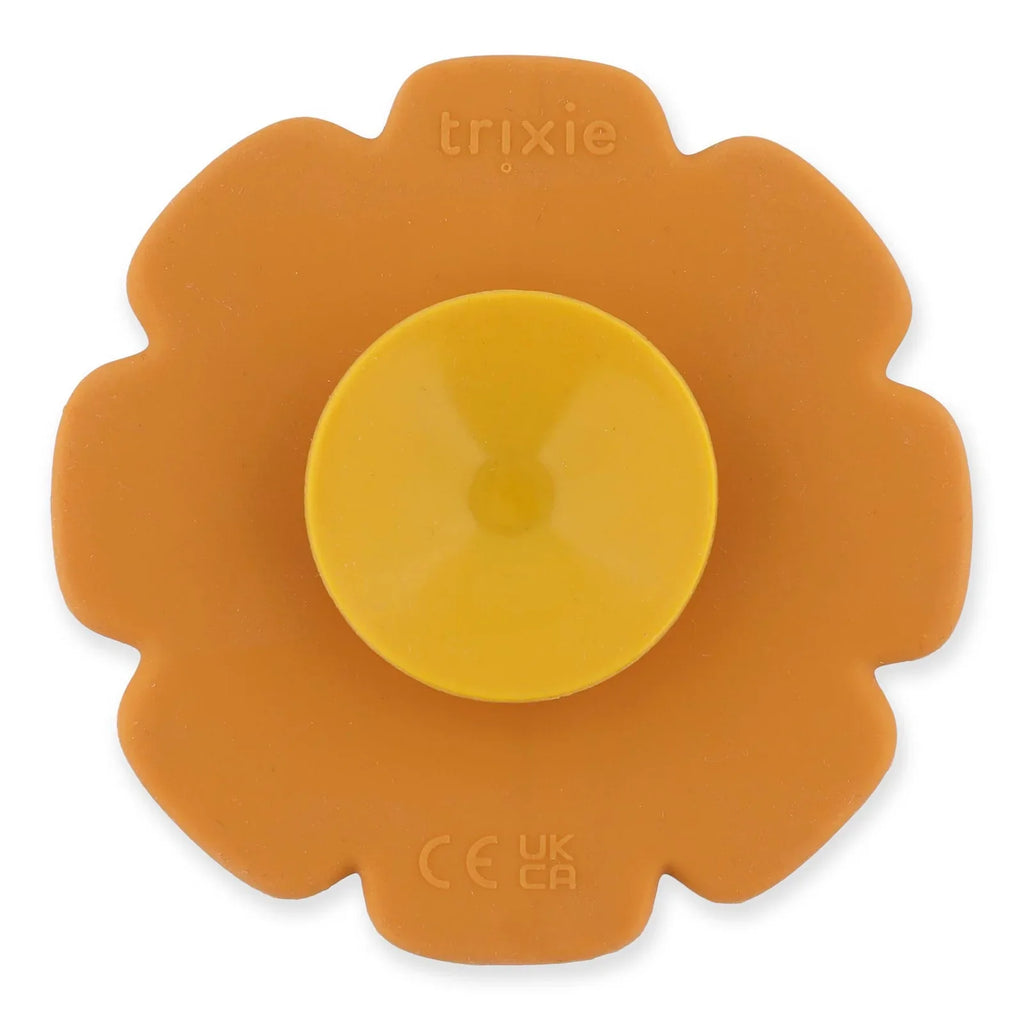 Trixie Siliconen Spinner Mr. Lion met stevige zuignap voor kinderstoel, tafel of raam, bij De Gele Flamingo.
