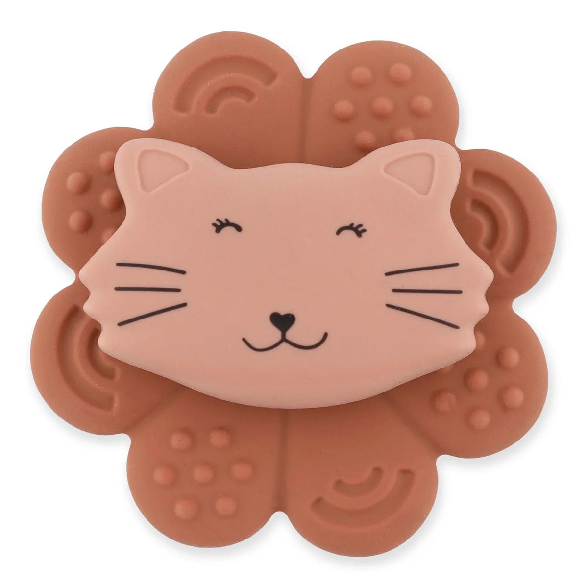 Trixie Siliconen Spinner Mrs. Cat met draaiende ring rond het poesje, verkrijgbaar bij De Gele Flamingo.