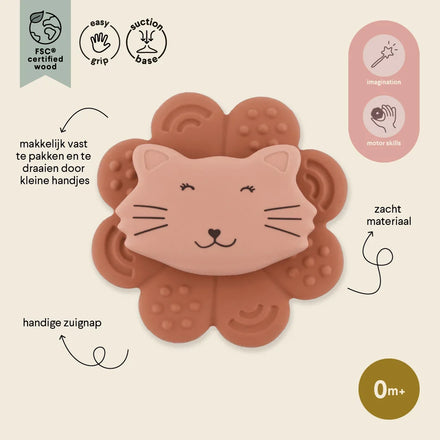 De Gele Flamingo verkoopt de compacte Trixie spinner Mrs. Cat, een sensorisch speeltje vanaf de geboorte.