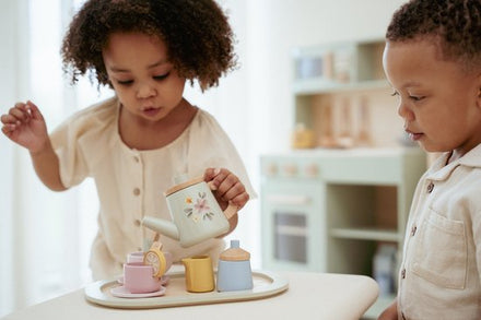 Little Dutch Houten Thee Servies