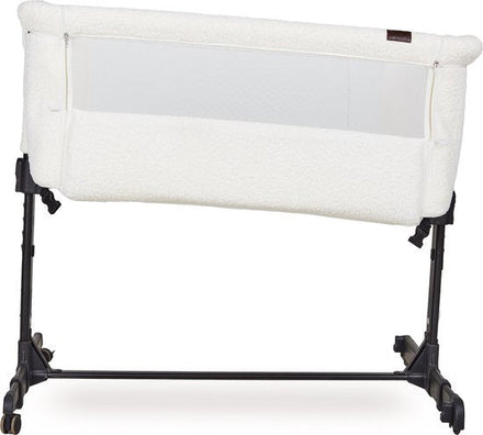 Quax Wieg Side By Side Co-Sleeper Met Zwarte Poten | Cream
