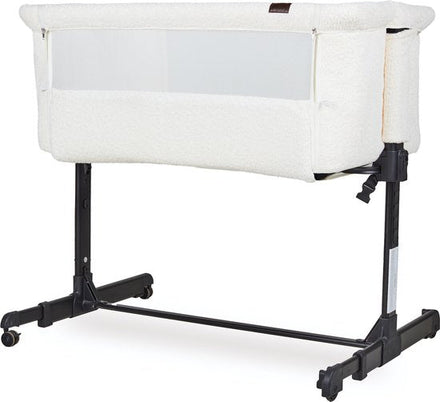 Quax Wieg Side By Side Co-Sleeper Met Zwarte Poten | Cream