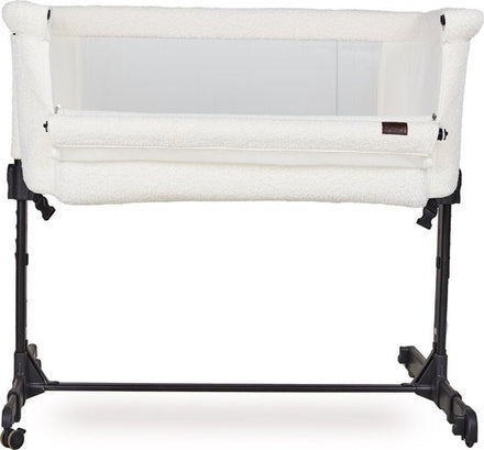 Quax Wieg Side By Side Co-Sleeper Met Zwarte Poten | Cream