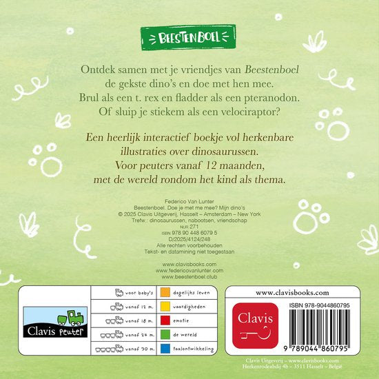Clavis Boekje | Doe je met me mee? Mijn Dino's