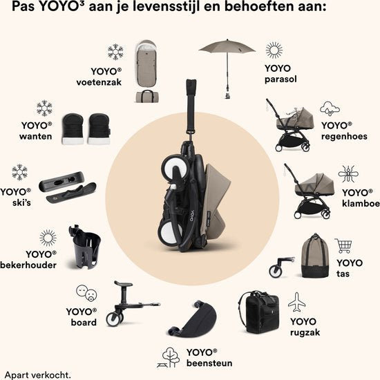 Stokke® YOYO 0+ Geboorte Newborn Shell | Taupe