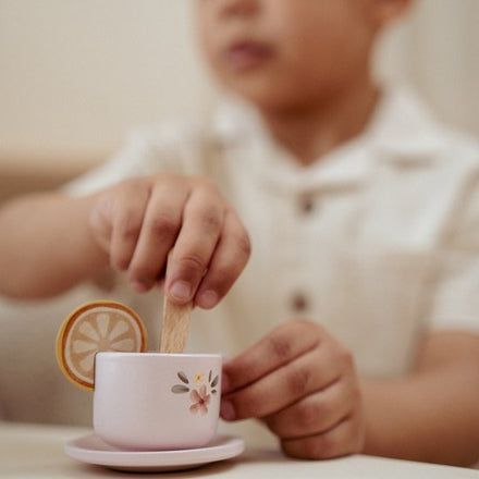 Little Dutch Houten Thee Servies