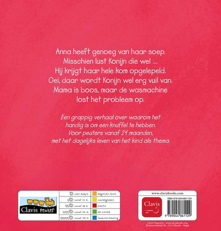 Clavis Boekje Peuter | Anna's Konijn Is Vuil