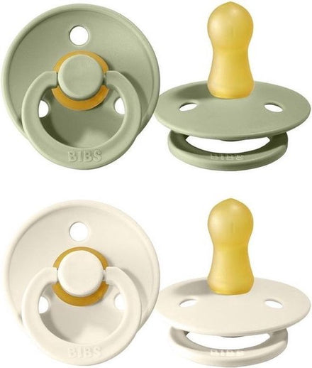 Bibs Fopspeen 6+M Maat 2 | Sage / Ivory