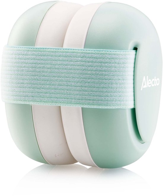 Alecto Baby & Peuter Gehoorbescherming BV74 | Wit / Mintgroen