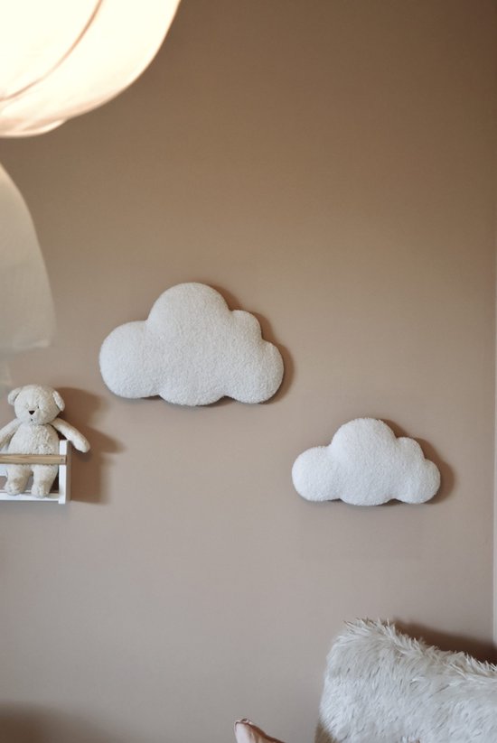 Little Loua Wolk Bouclé wanddecoratie | Kleine wolk