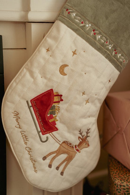 Little Dutch Kerstsok Groen 52,5cm