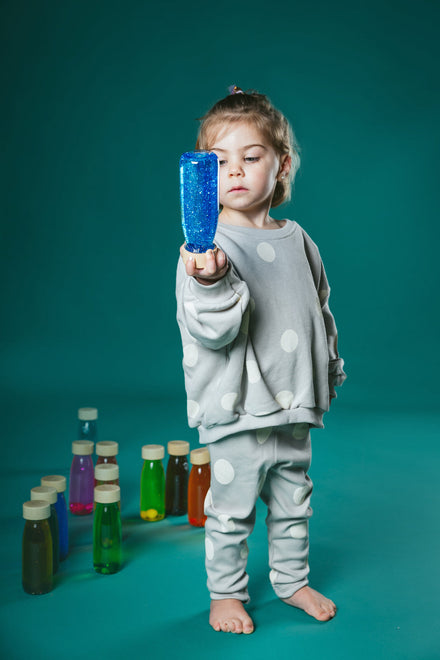 Petit Boum Sensorische Fles | Blauw