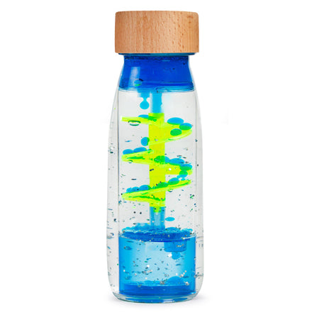 Petit Boum Sensorische Fles | Spiraal Blauw