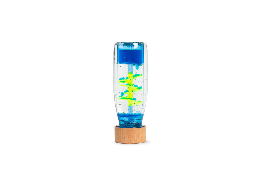 Petit Boum Sensorische Fles | Spiraal Blauw